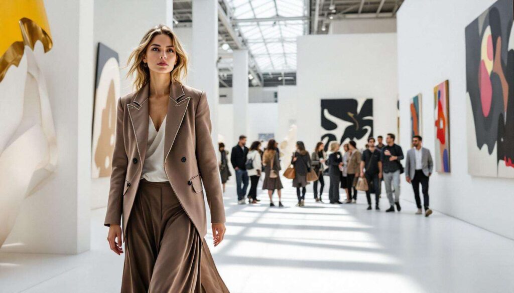 Un po' musa, un po' gallerista: il look ideale per il Fuorisalone