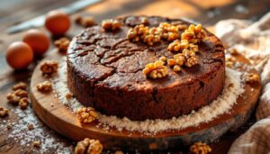 Torta di noci ricetta con 3 ingredienti senza farina senza burro senza olio